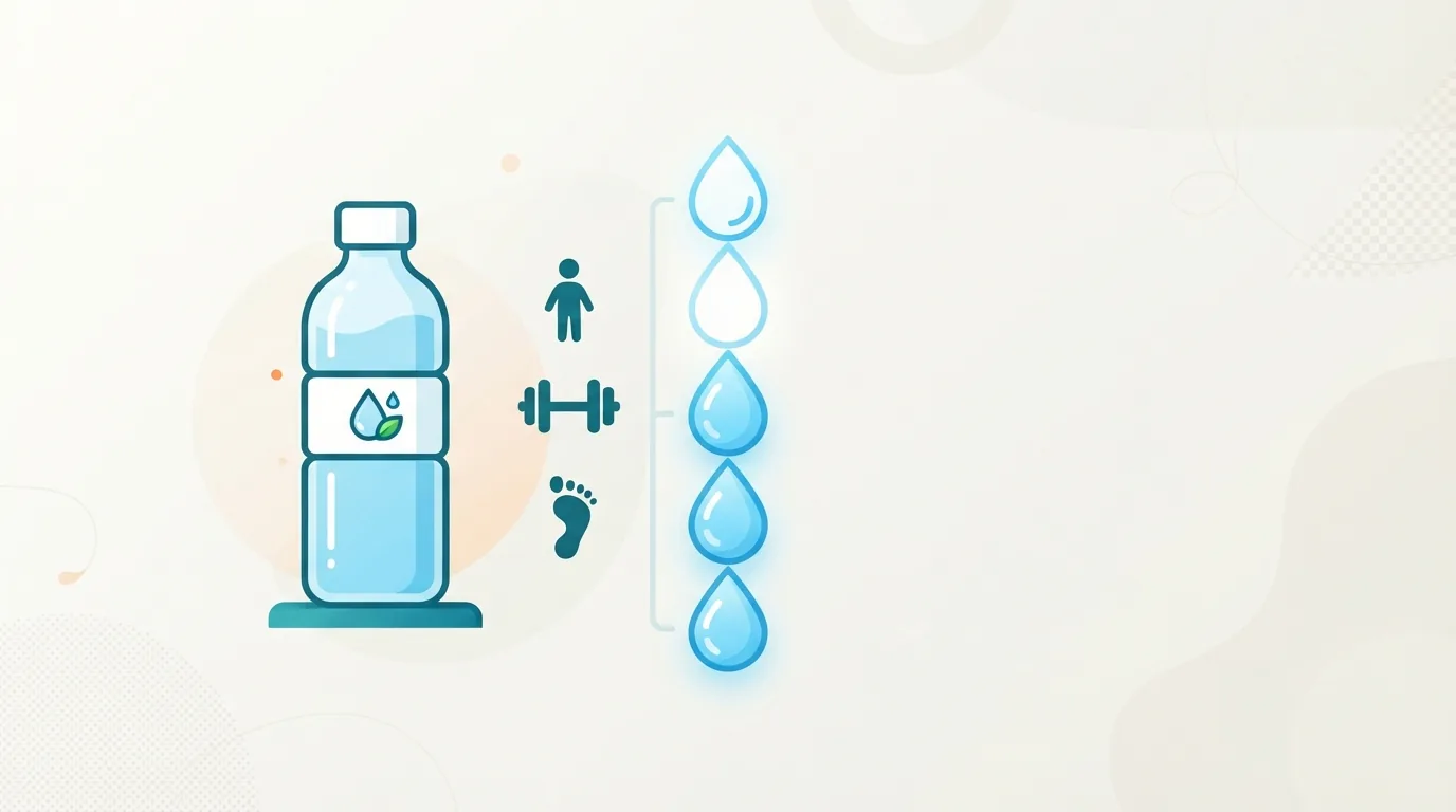 ¿Cuánta agua debo tomar al día? Cómo calcular tu hidratación según tu peso, clima y actividad