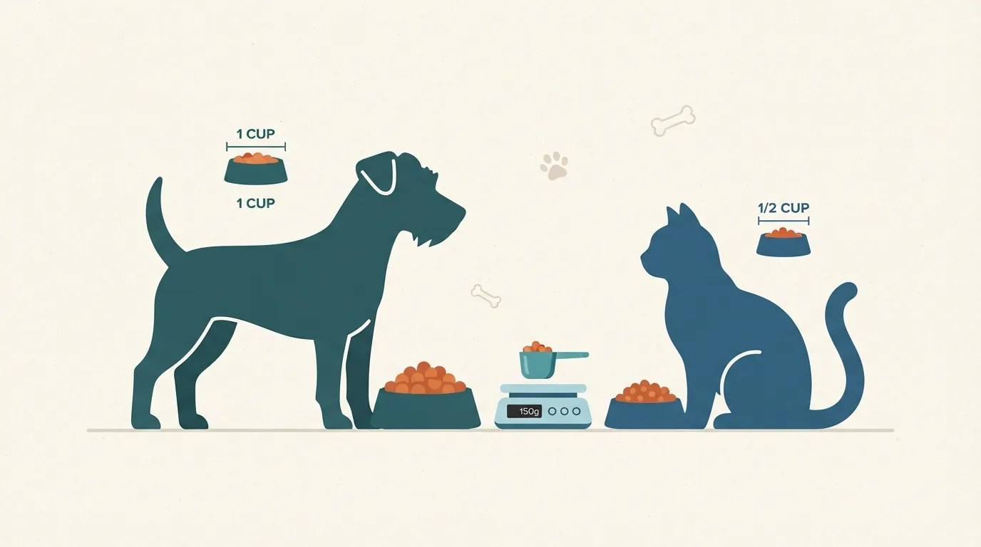 ¿Cuánto debe comer tu perro o gato? Guía científica de porciones diarias