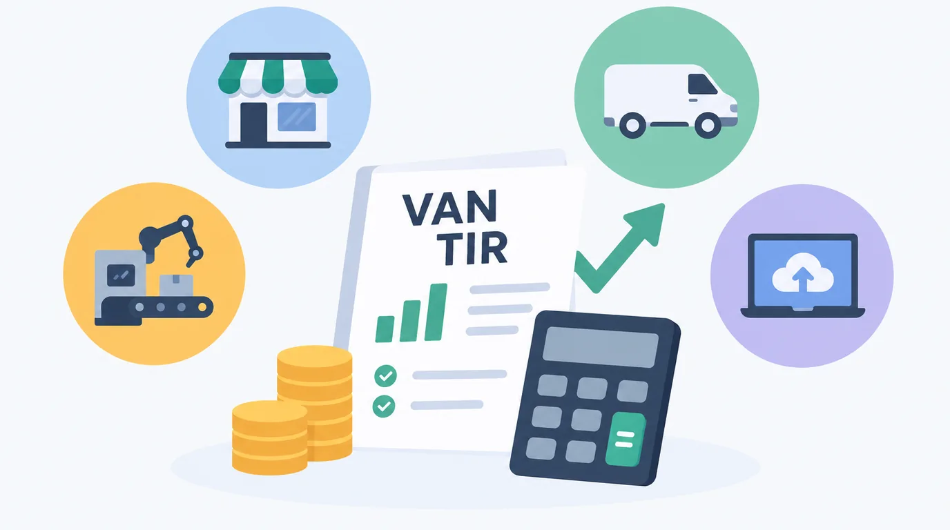 VAN y TIR Aplicados: 4 Casos Reales para Decidir si te Conviene Invertir en tu Negocio